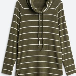 Tarlio Maternity Brushed Cowl Neck Knit Top Medium